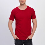 Ivan Short Sleeve T-Shirt // Claret Red (S)