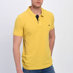 Leo Short Sleeve Polo // Yellow (S)