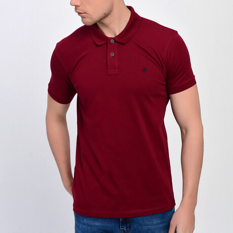 Clay Short Sleeve Polo // Claret Red (S)