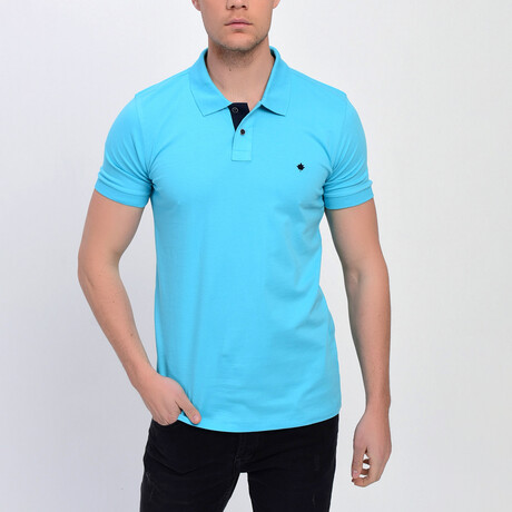 Jackson Short Sleeve Polo // Light Turquoise (S)