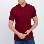 Clay Short Sleeve Polo // Claret Red (S)