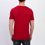 Ivan Short Sleeve T-Shirt // Claret Red (S)