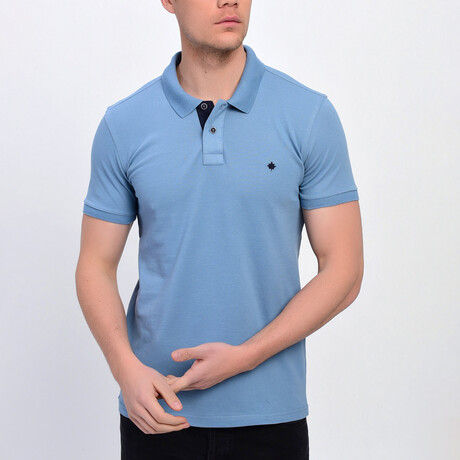 Jackson Short Sleeve Polo // Light Blue (S)