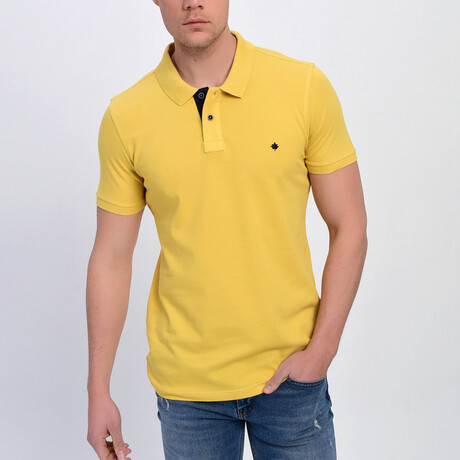 Leo Short Sleeve Polo // Yellow (S)