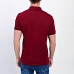 Clay Short Sleeve Polo // Claret Red (S)