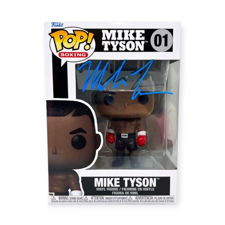 Mike Tyson // Autographed Funko Pop (Blue Ink)