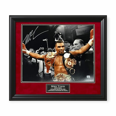 Mike Tyson // Autographed Photograph + Framed // Ver 8