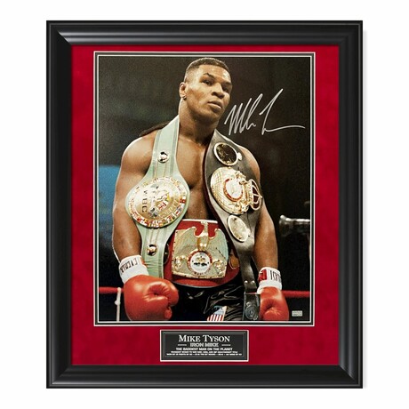 Mike Tyson // Autographed Photograph + Framed