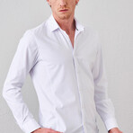 Long Sleeve Button-Up // White (S)