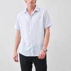 Collared Button-Up // Blue (S)