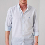 Logo Button-Up // Blue (S)