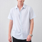 Collared Button-Up // Blue (S)