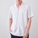 Striped Button-Up // Gray (S)