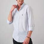 Logo Button-Up // Blue (S)