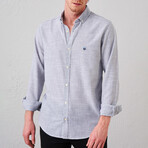 Logo Button-Up // Navy Blue (S)