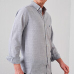 Logo Button-Up // Navy Blue (S)