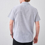 Collared Button-Up // Navy Blue (S)