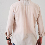 Long Sleeve Button-Up // Stone (S)