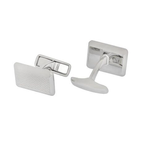 Dunhill Barley Sterling Silver Cufflinks // Store Display