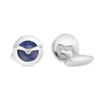 Chopard Wings Tourbillon Stainless Steel + Lapis Lazuli Whale Back Cufflinks // Store Display