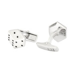 Dunhill Dice Sterling Silver Cufflinks // Store Display