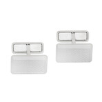 Dunhill Barley Sterling Silver Cufflinks // Store Display