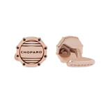 Chopard Classic Racing Superfast Stainless Steel Whale Back Cufflinks // Store Display