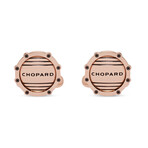 Chopard Classic Racing Superfast Stainless Steel Whale Back Cufflinks // Store Display