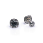 Konstantino Heonos Sterling Silver + Petrified Coral Cufflinks // Store Display