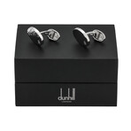 Dunhill Modernist Sterling Silver Cufflinks // Store Display