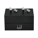 Dunhill Dice Sterling Silver Cufflinks // Store Display