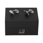 Dunhill Playing Cards Sterling Silver Cufflinks // Store Display