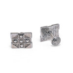 Konstantino Hephaestus Sterling Silver Cufflinks I // Store Display