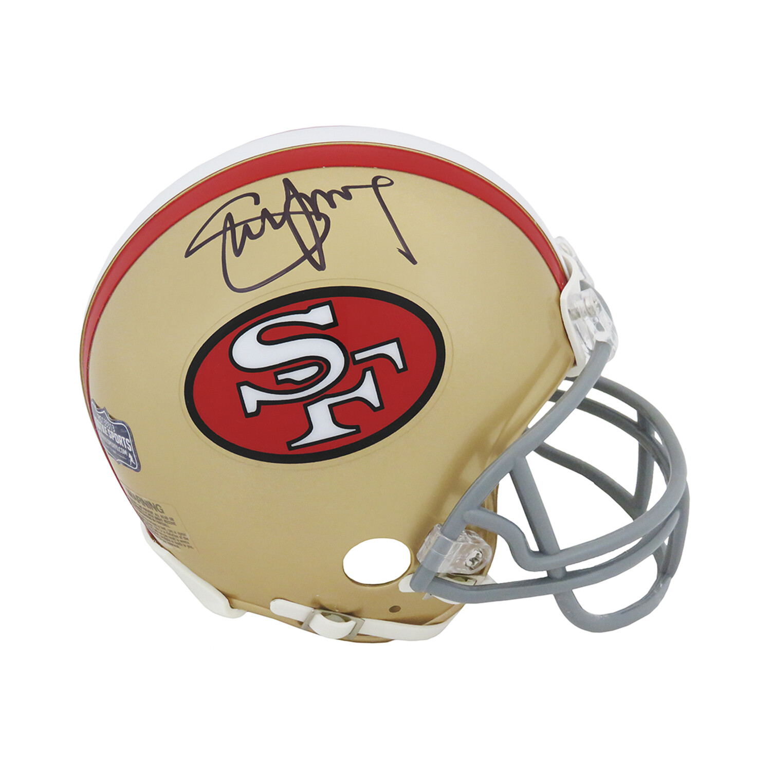 Steve Young Signed San Francisco 49ers VSR4 Throwback NFL Mini Helmet