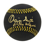 Ozzie Smith // Signed Rawlings Official Black MLB Baseball w/The Wizard