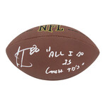 Cris Carter // Signed Wilson Super Grip Full Size NFL Football w/All I Do Is Catch TD's
