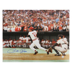 Pete Rose // Signed Cincinnati Reds 4192 Record Hit 16x20 Photo