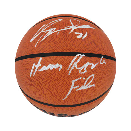 Dominique Wilkins // Signed Wilson Indoor/Outdoor NBA Basketball w/Human Highlight Film