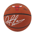 Dennis Rodman // Chicago Bulls // Signed Wilson Logo NBA Basketball