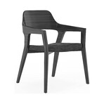 Crazy Horse Chair // Set of 2 (Black + Gray Seat)