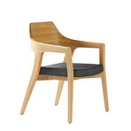 Crazy Horse Chair // Set of 2 (Black + Gray Seat)