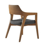 Crazy Horse Chair // Set of 2 (Black + Gray Seat)