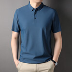 Solid Polo // Blue (2XL)