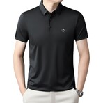 Logo Polo // Black (XS)