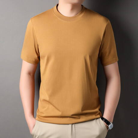 Round Neck T-Shirt // Turmeric (XS)