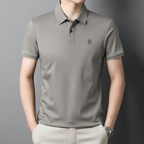 B Logo Polo // Light Coffee (XS)