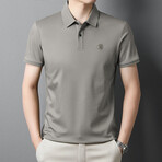 B Logo Polo // Light Coffee (L)