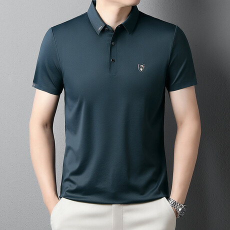 Logo Polo // Dark Green (XS)