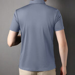 Solid Polo // Gray Blue (2XL)