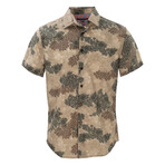 Scott Garden Camo Short Sleeve Button Up // Khaki (S)